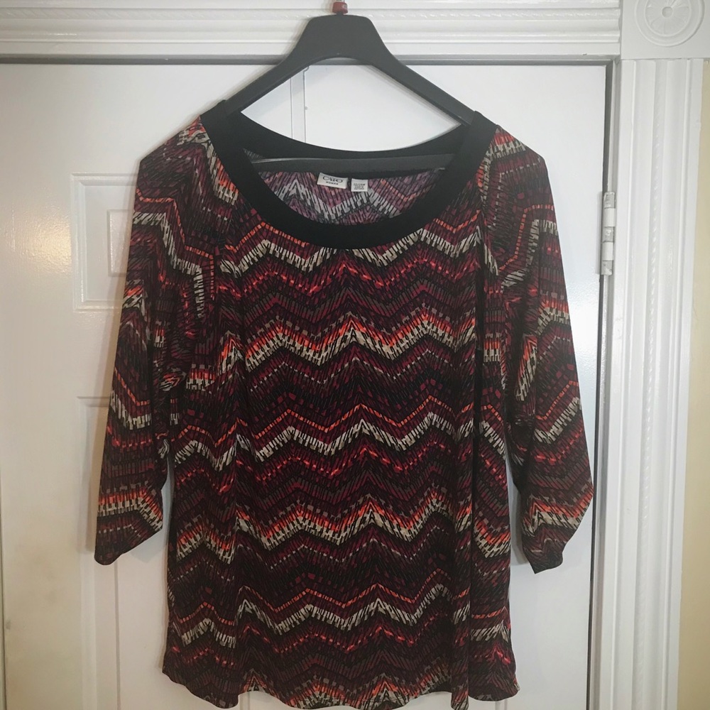 3/4 sleeve dress blouse